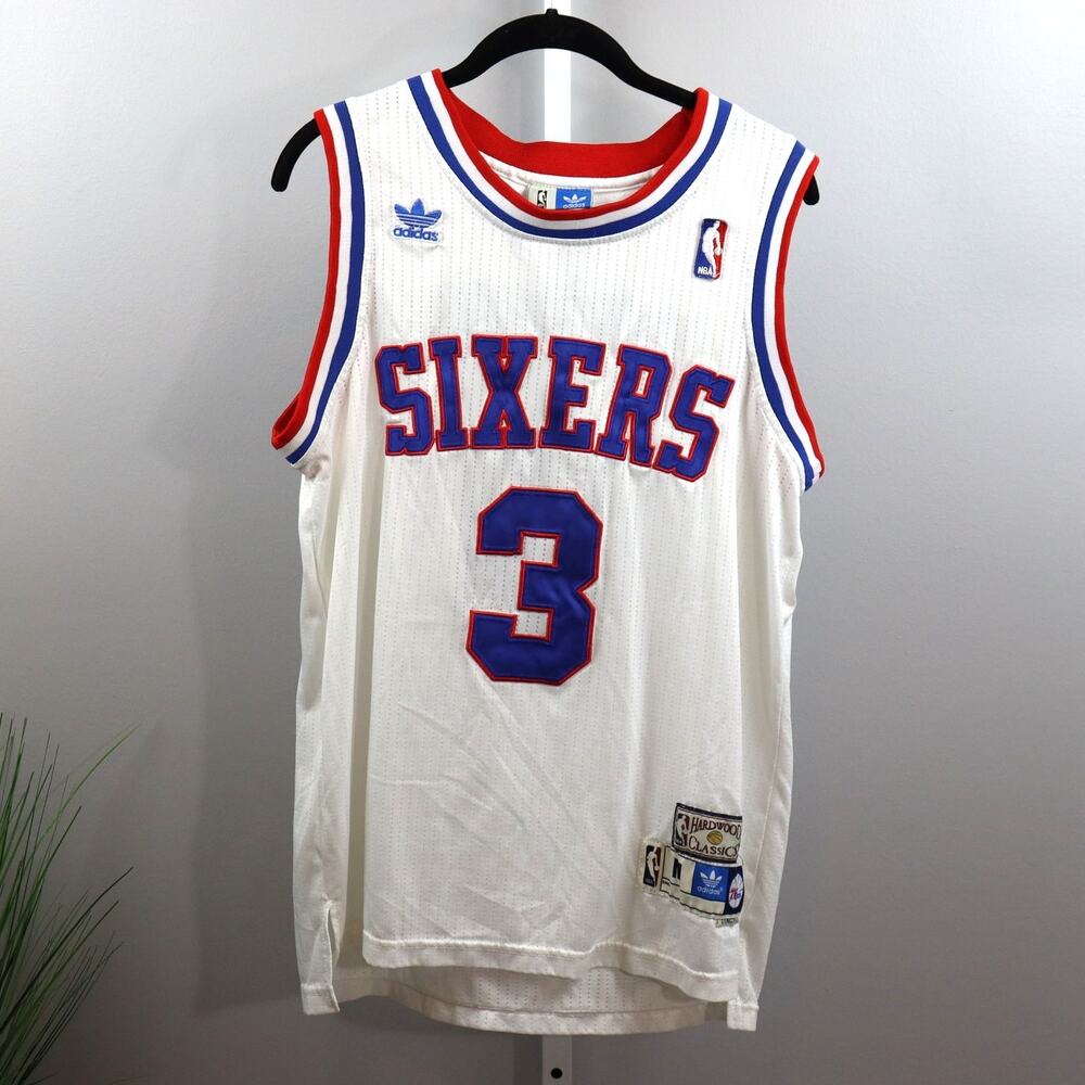 Allen‎ Iverson Sixers #3 Adidas Hardwood Classics Jersey Size S